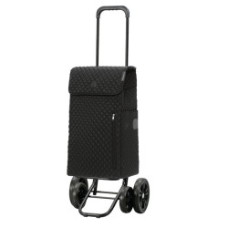 Quattro Shopper Lissa - Chariot de courses 4 roues - Noir - 43 L - Andersen Shopper Manufaktur