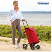 Quattro Shopper Hilma - Chariot de courses 2 roues - Rouge - 45 L - Andersen Shopper Manufaktur