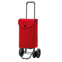 Quattro Shopper Hilma - Chariot de courses 2 roues - Rouge - 45 L - Andersen Shopper Manufaktur