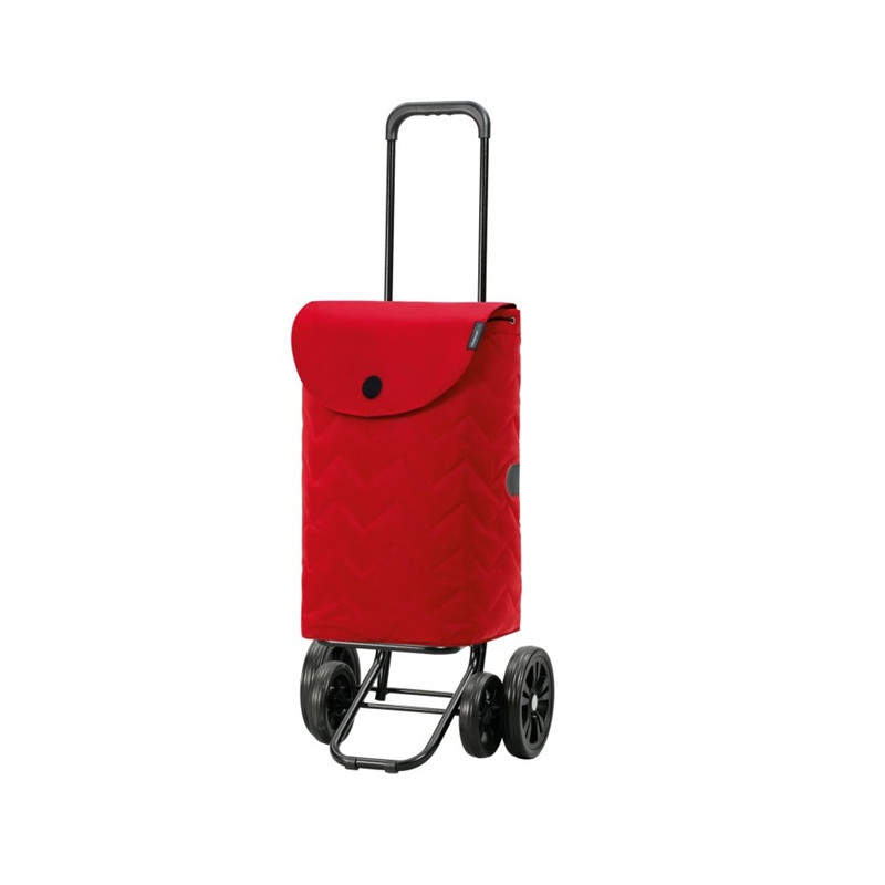 Quattro Shopper Hilma - Chariot de courses 2 roues - Rouge - 45 L - Andersen Shopper Manufaktur
