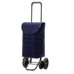 Quattro Shopper Hilma - Chariot de courses 2 roues - Bleu - 45 L - Andersen Shopper Manufaktur