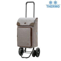 Quattro Shopper Holk - Chariot de courses 2 roues - Gris - 45 L - Andersen Shopper Manufaktur