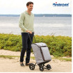 Quattro Shopper Holk - Chariot de courses 2 roues - Gris - 45 L - Andersen Shopper Manufaktur