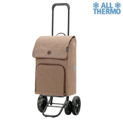 Quattro Shopper Ipek Maxi - Chariot de courses 2 roues - Sable - 40 L - Andersen Shopper Manufaktur