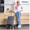 Quattro Shopper Ipek Maxi - Chariot de courses 2 roues - Anthracite - 40 L - Andersen Shopper Manufaktur