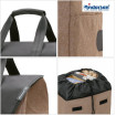 Komfort Shopper Senta 2.0 - Chariot de courses avec siège - Sable - 49 L - Andersen Shopper Manufaktur