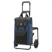 Komfort Shopper Senta 2.0 - Chariot de courses avec siège - Bleu - 49 L - Andersen Shopper Manufaktur