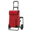 Komfort Shopper Sofia - Chariot de courses avec siège - Rouge - 43 L - Andersen Shopper Manufaktur