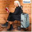 Komfort Shopper Lisa - Chariot de courses avec siège - Bleu - 49 L - Andersen Shopper Manufaktur