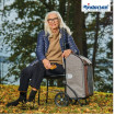 Komfort Shopper Holk - Chariot de courses avec siège - Gris - 45 L - Andersen Shopper Manufaktur