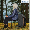 Komfort Shopper Holk - Chariot de courses avec siège - Noir - 45 L - Andersen Shopper Manufaktur