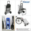 Komfort Shopper Holk - Chariot de courses avec siège - Noir - 45 L - Andersen Shopper Manufaktur