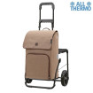 Komfort Shopper Holk - Chariot de courses avec siège - Noir - 45 L - Andersen Shopper Manufaktur