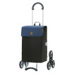 Treppensteiger Scala Shopper Hera - Chariot de courses 6 roues - Bleu - 47 L - Andersen Shopper Manufaktur