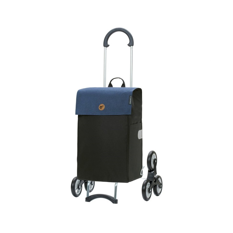 Treppensteiger Scala Shopper Hera - Chariot de courses 6 roues - Bleu - 47 L - Andersen Shopper Manufaktur