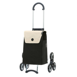 Treppensteiger Scala Shopper Jano - Chariot de courses 6 roues - Crème - 36 L - Andersen Shopper Manufaktur
