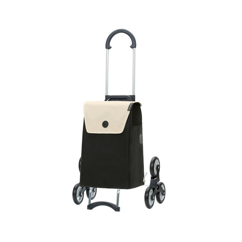 Treppensteiger Scala Shopper Jano - Chariot de courses 6 roues - Crème - 36 L - Andersen Shopper Manufaktur