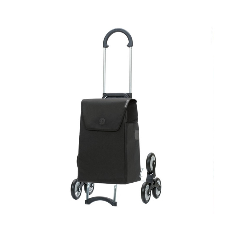 Treppensteiger Scala Shopper Jano - Chariot de courses 6 roues - Noir - 36 L - Andersen Shopper Manufaktur