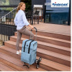 Treppensteiger Scala Shopper Lisa - Chariot de courses 6 roues - Bleu - 49 L - Andersen Shopper Manufaktur