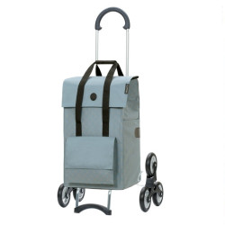 Treppensteiger Scala Shopper Lisa - Chariot de courses 6 roues - Bleu - 49 L - Andersen Shopper Manufaktur