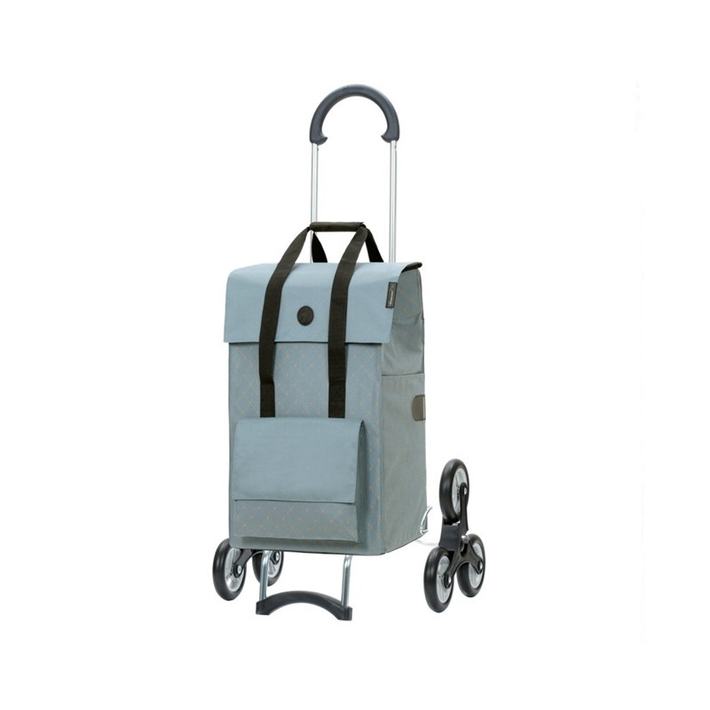 Treppensteiger Scala Shopper Lisa - Chariot de courses 6 roues - Bleu - 49 L - Andersen Shopper Manufaktur