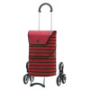 Treppensteiger Scala Shopper Jelke - Chariot de courses 6 roues - Bordeaux - 46 L - Andersen Shopper Manufaktur