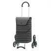 Treppensteiger Scala Shopper Jelke - Chariot de courses 6 roues - Anthracite - 46 L - Andersen Shopper Manufaktur