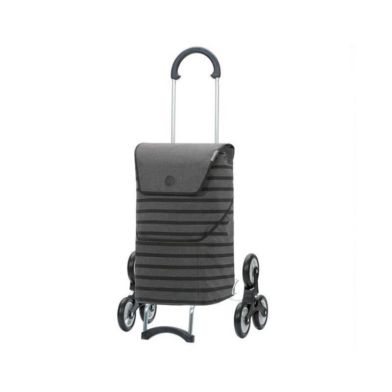 Treppensteiger Scala Shopper Jelke - Chariot de courses 6 roues - Anthracite - 46 L - Andersen Shopper Manufaktur