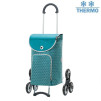 Treppensteiger Scala Shopper Famke - Chariot de courses 6 roues - Pétrole - 46 L - Andersen Shopper Manufaktur