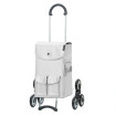 Treppensteiger Scala Shopper Abbo - Chariot de courses 6 roues - Argent - 42 L - Andersen Shopper Manufaktur