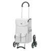 Treppensteiger Scala Shopper Abbo - Chariot de courses 6 roues - Argent - 42 L - Andersen Shopper Manufaktur