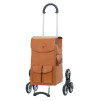 Treppensteiger Scala Shopper Abbo - Chariot de courses 6 roues - Marron - 42 L - Andersen Shopper Manufaktur