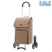 Treppensteiger Scala Shopper Ipek Maxi - Chariot de courses 6 roues - Sable - 40 L - Andersen Shopper Manufaktur