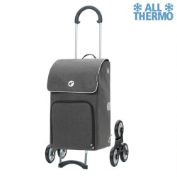 Treppensteiger Scala Shopper Ipek Maxi - Chariot de courses 6 roues - Anthracite - 40 L - Andersen Shopper Manufaktur