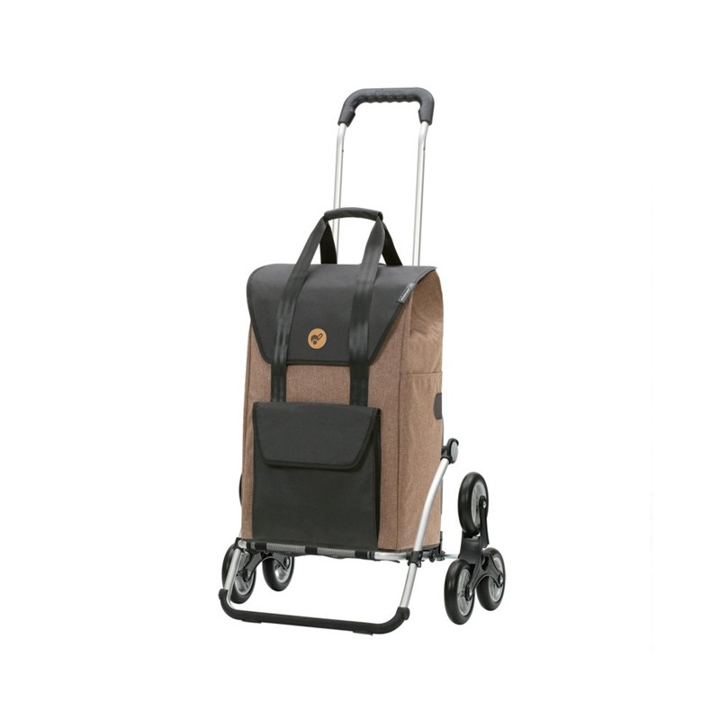 Treppensteiger Royal Shopper Senta 2.0 - Chariot de courses 6 roues - Sable - 49 L - Andersen Shopper Manufaktur