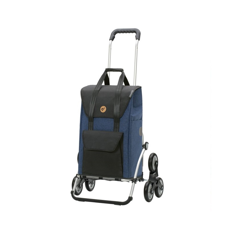 Treppensteiger Royal Shopper Senta 2.0 - Chariot de courses 6 roues - Bleu - 49 L - Andersen Shopper Manufaktur