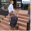 Treppensteiger Royal Shopper Lisa - Chariot de courses 6 roues - Noir - 49 L - Andersen Shopper Manufaktur