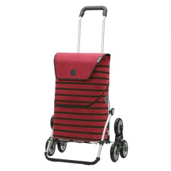 Treppensteiger Royal Shopper Jelke - Chariot de courses 6 roues - Bordeaux - 46 L - Andersen Shopper Manufaktur