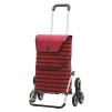 Treppensteiger Royal Shopper Jelke - Chariot de courses 6 roues - Bordeaux - 46 L - Andersen Shopper Manufaktur
