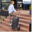 Treppensteiger Royal Shopper Jelke - Chariot de courses 6 roues - Anthracite - 46 L - Andersen Shopper Manufaktur