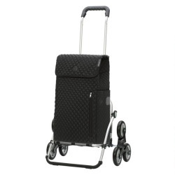 Treppensteiger Royal Shopper Lissa - Chariot de courses 6 roues - Noir - 43 L - Andersen Shopper Manufaktur