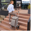 Treppensteiger Royal Shopper Holk - Chariot de courses 6 roues - Gris - 45 L - Andersen Shopper Manufaktur