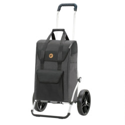 Royal Shopper Senta 2.0 - Chariot de courses 2 roues - Noir - 49 L - Andersen Shopper Manufaktur