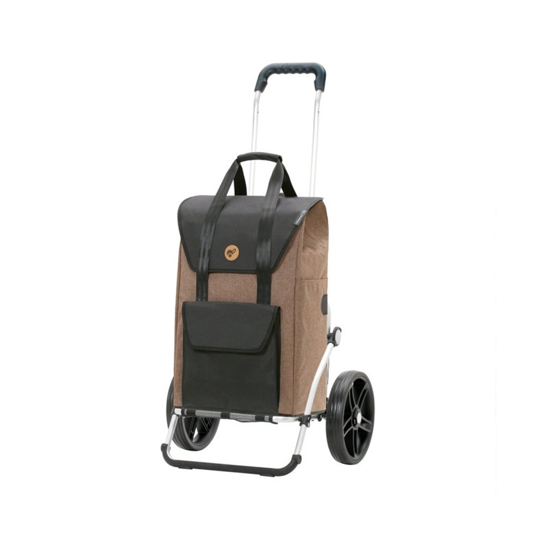 Royal Shopper Senta 2.0 - Chariot de courses 2 roues - Sable - 49 L - Andersen Shopper Manufaktur