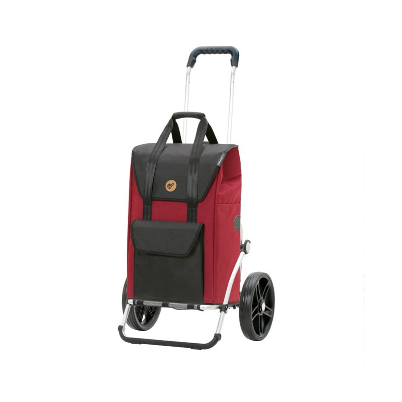 Royal Shopper Senta 2.0 - Chariot de courses 2 roues - Rouge - 49 L - Andersen Shopper Manufaktur