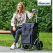 Royal Shopper Lisa - Chariot de courses 2 roues - Noir - 49 L - Andersen Shopper Manufaktur