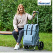 Royal Shopper Lisa - Chariot de courses 2 roues - Bleu - 49 L - Andersen Shopper Manufaktur