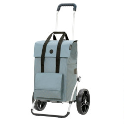 Royal Shopper Lisa - Chariot de courses 2 roues - Bleu - 49 L - Andersen Shopper Manufaktur