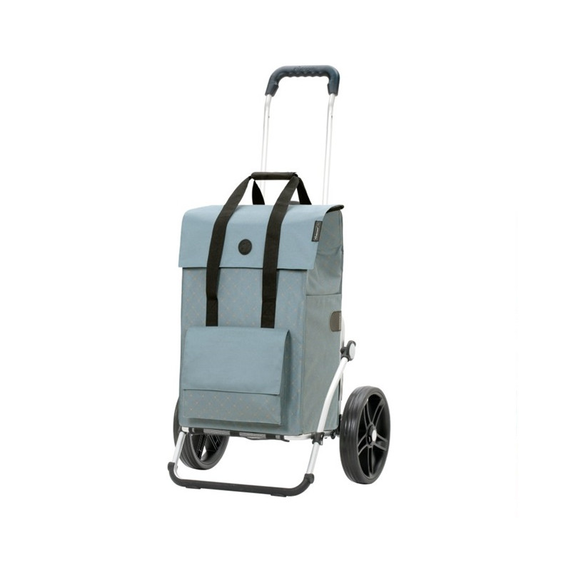 Royal Shopper Lisa - Chariot de courses 2 roues - Bleu - 49 L - Andersen Shopper Manufaktur