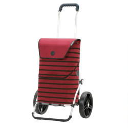 Royal Shopper Jelke - Chariot de courses 2 roues - Bordeaux - 46 L - Andersen Shopper Manufaktur